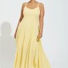 Dresses * | Torrid Maxi Cotton Textured Trapeze Dress