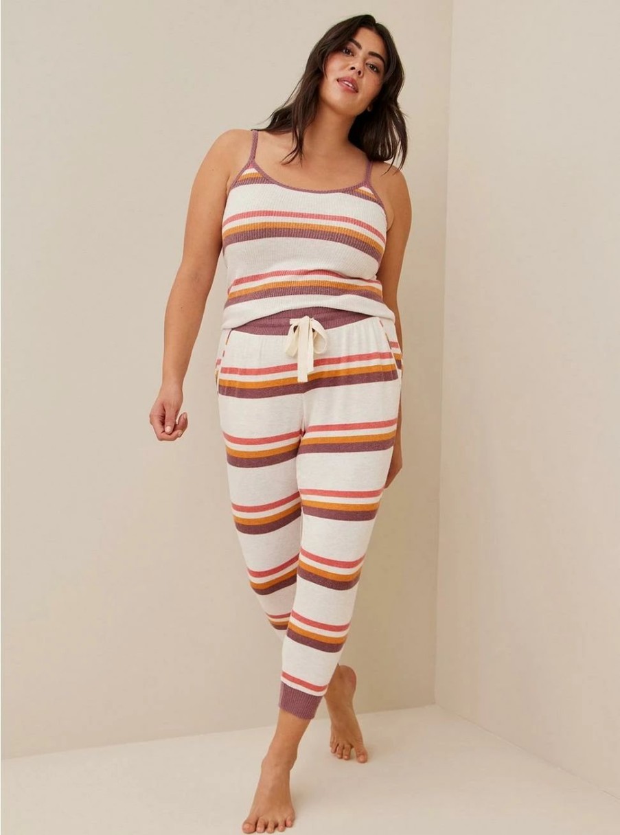 Bottoms * | Torrid Super Soft Plush Crop Lounge Jogger