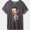 Tops * | Torrid Betty Boop Classic Fit Cotton Crew Seam Tee