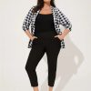 Bottoms * | Torrid Pull-On Relaxed Taper Studio Refined Crepe High-Rise Pant