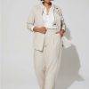 Jackets * | Torrid Studio Linen Blazer