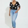 Bottoms * | Torrid Crop Everyday Sky High Boot Super Soft High-Rise Jean