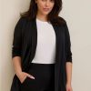 Jackets * | Torrid Crepe Open Front Cardigan