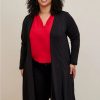 Jackets * | Torrid Crepe Open Front Duster