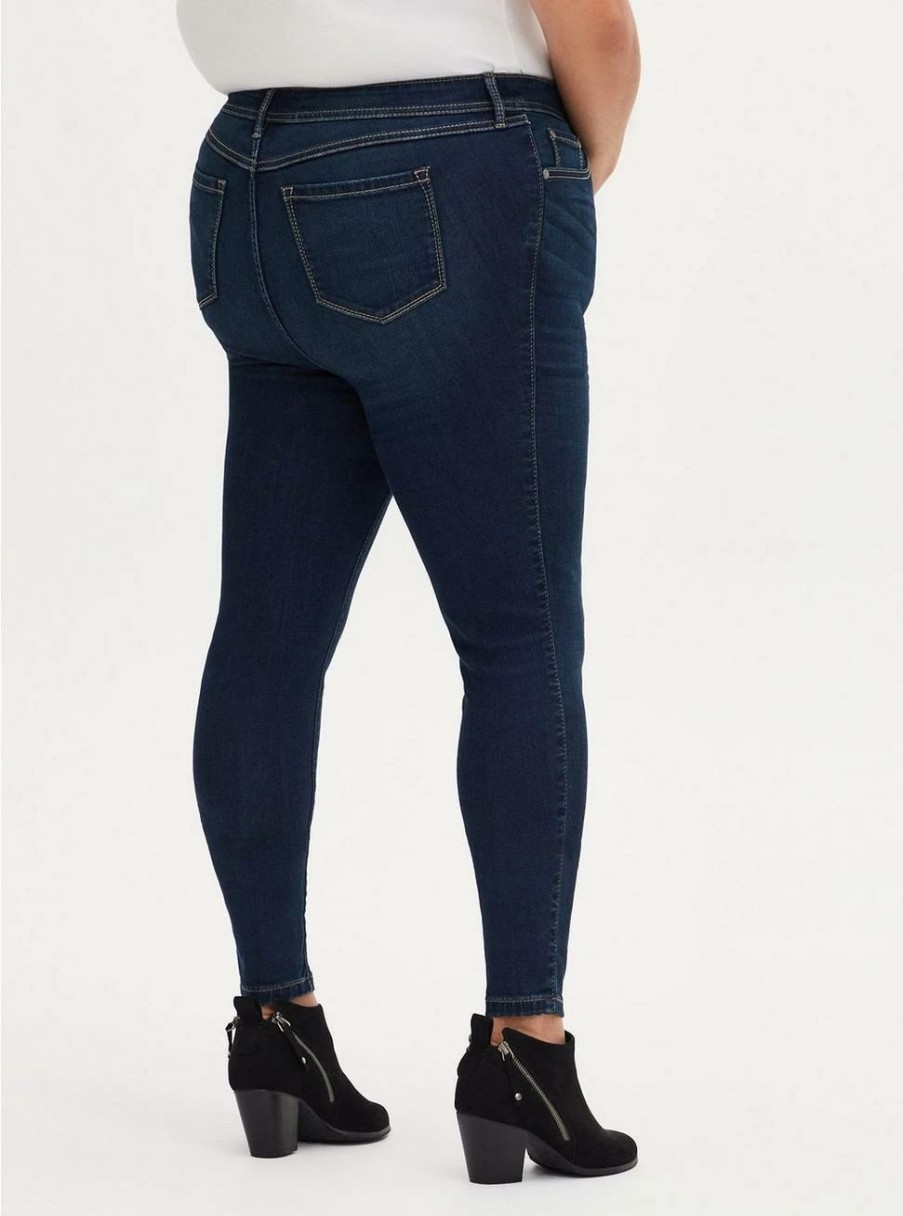 Jeans * | Torrid Midfit Skinny Super Soft Mid-Rise Jean