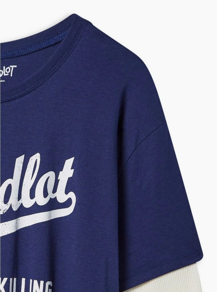 Tops * | Null The Sandlot Classic Fit Cotton Waffle 2Fer Tee