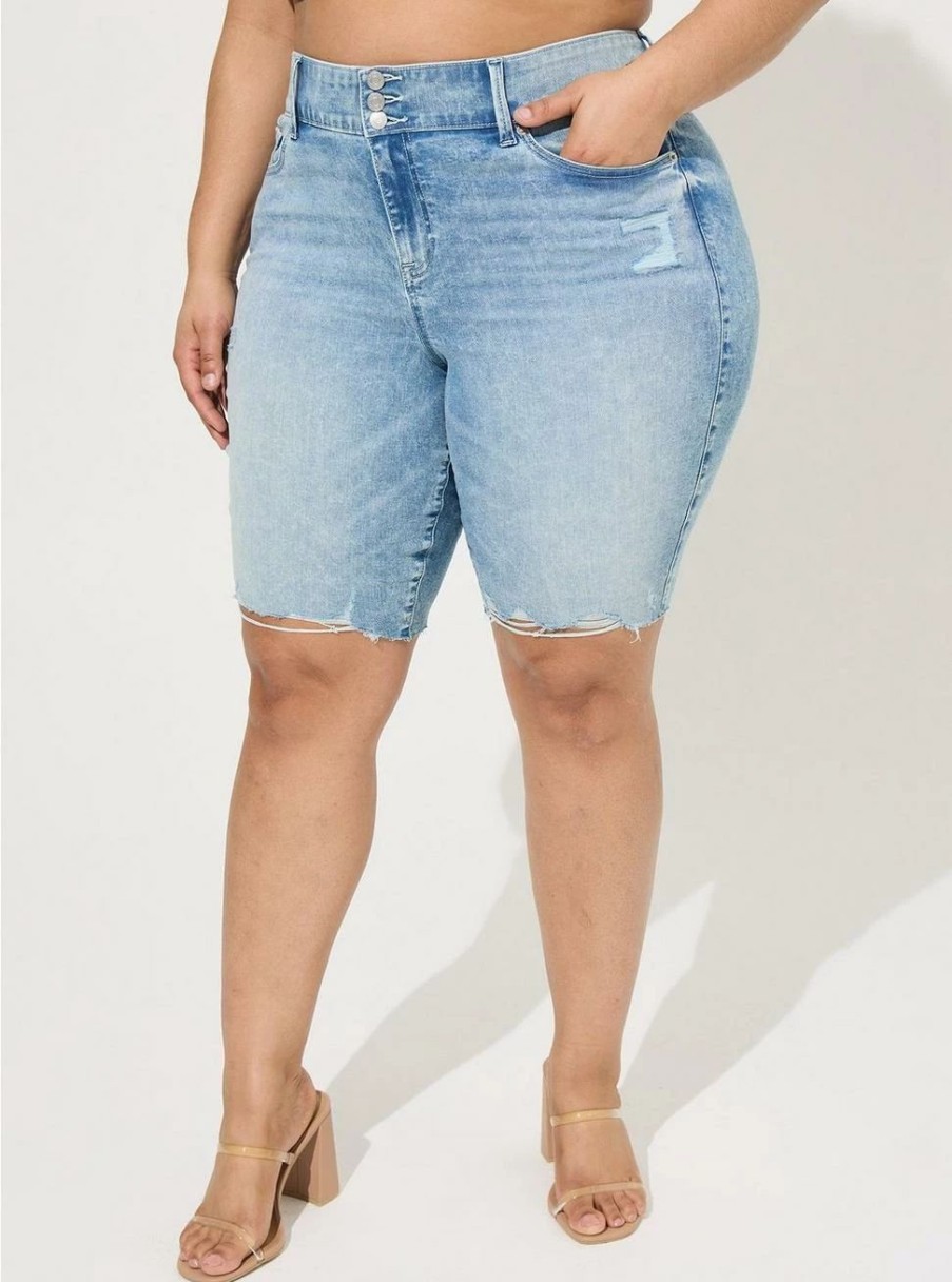 Jeans * | Torrid Bermuda Jegging Super Soft High-Rise Short