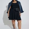 Dresses * | Torrid Mini Foxy Skater Dress