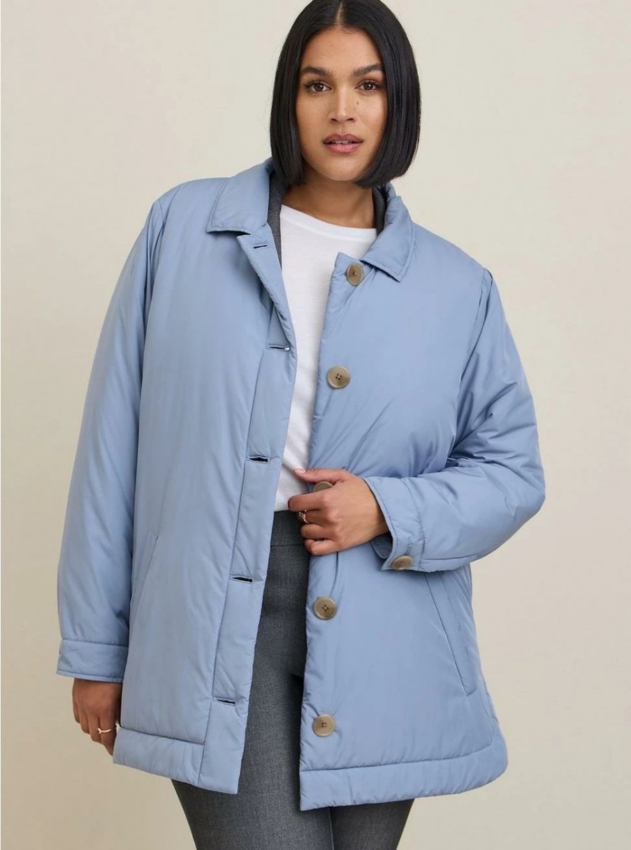 Jackets * | Torrid Poly Fill Shacket