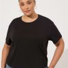 Tops * | Torrid Relaxed Signature Jersey Crew Neck Crop Tee