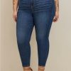 Jeans * | Torrid Bombshell Skinny Vintage Stretch High-Rise Jean (Tall)