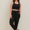 Bottoms * | Torrid Cupro Crop Active Jogger