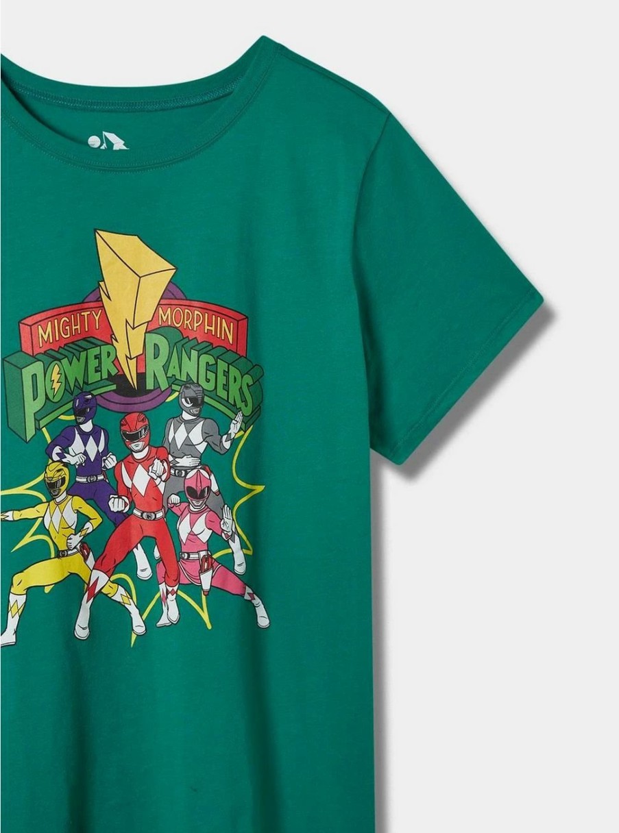 Tops * | Torrid Power Rangers Classic Fit Cotton Crew Tee