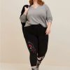 Bottoms * | Torrid Disney Beauty And The Beast Crop Signature Waistband Premium Legging