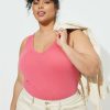 Tops * | Torrid Girlfriend Signature Jersey V-Neck Tank