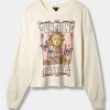 Tops * | Null Sunshine Relaxed Fit Cotton Jersey Crew Neck Long Sleeve Crop Tee