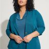 Jackets * | Torrid Studio Linen Blazer