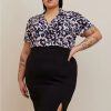 Dresses * | Torrid At The Knee Ponte Studio Crepe Bodycon Dress