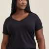 Tops * | Torrid Girlfriend Signature Jersey V-Neck Tee