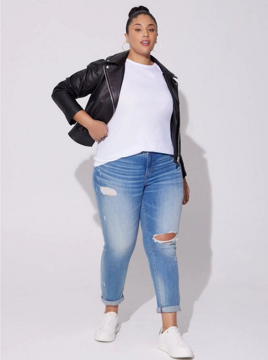 Tops * | Torrid Cotton Crew Neck Tee