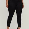 Jeans * | Torrid Luxe Skinny Jean Sateen Stretch Black