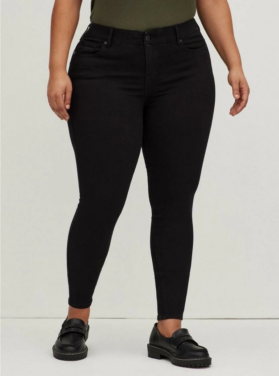 Jeans * | Torrid Bombshell Skinny Premium Stretch High-Rise Jean