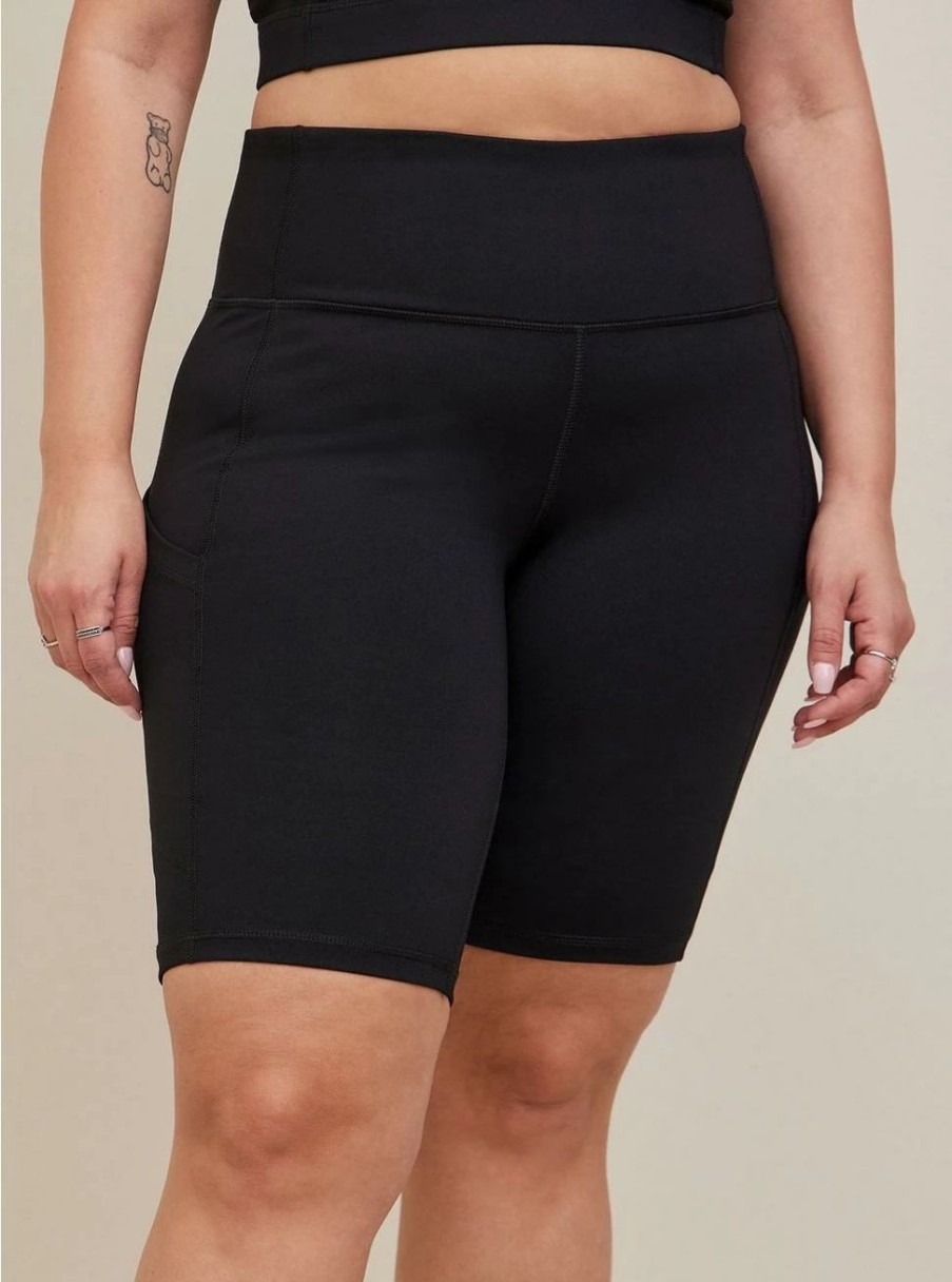 Bottoms * | Torrid Bike Short Performance Core Black