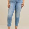 Jeans * | Torrid Mom Straight Vintage Stretch High-Rise Jean (Short)