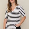 Tops * | Torrid Favorite Tunic Super Soft V-Neck Side Slit Tee