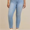 Jeans * | Torrid Perfect Skinny Ankle Premium Stretch Mid-Rise Jean