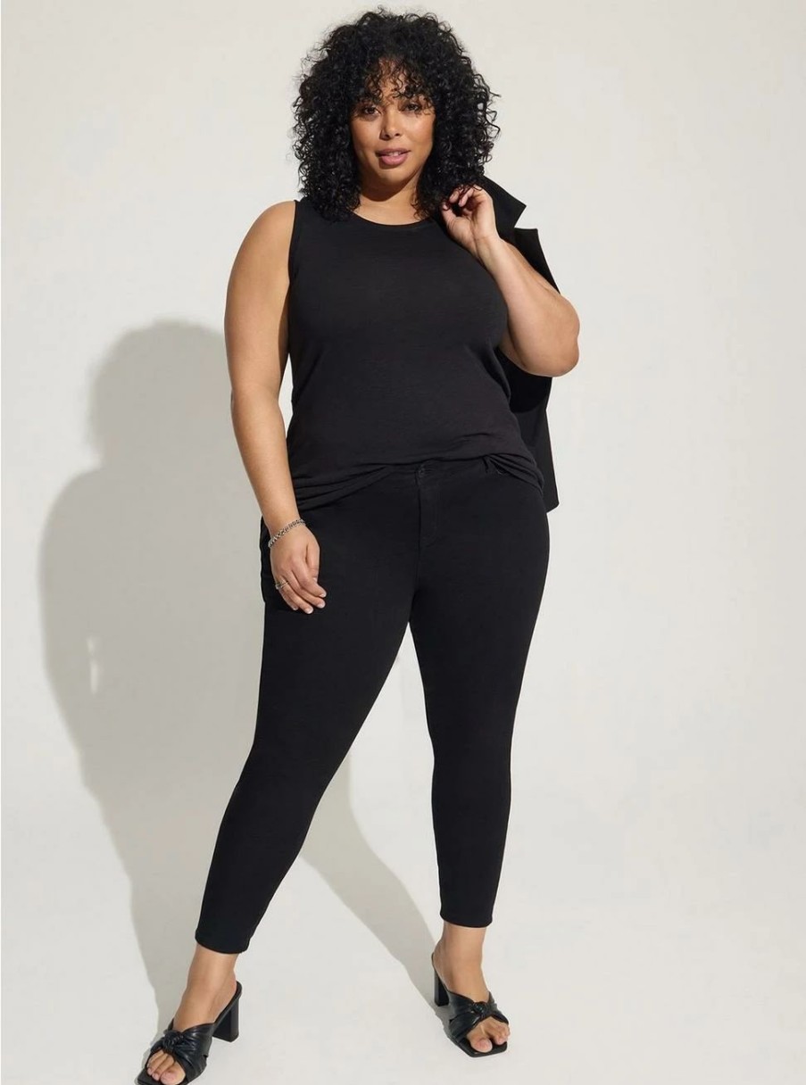 Tops * | Torrid Vintage Super Soft Slub Crew Neck Tank