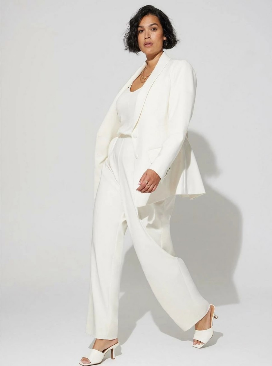 Jackets * | Torrid Studio Refined Crepe Classic Blazer