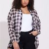 Jackets * | Torrid Chiffon Shirt Kimono