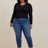 Jeans * | Torrid Perfect Skinny Ankle Vintage Stretch Mid-Rise Jean (Regular)