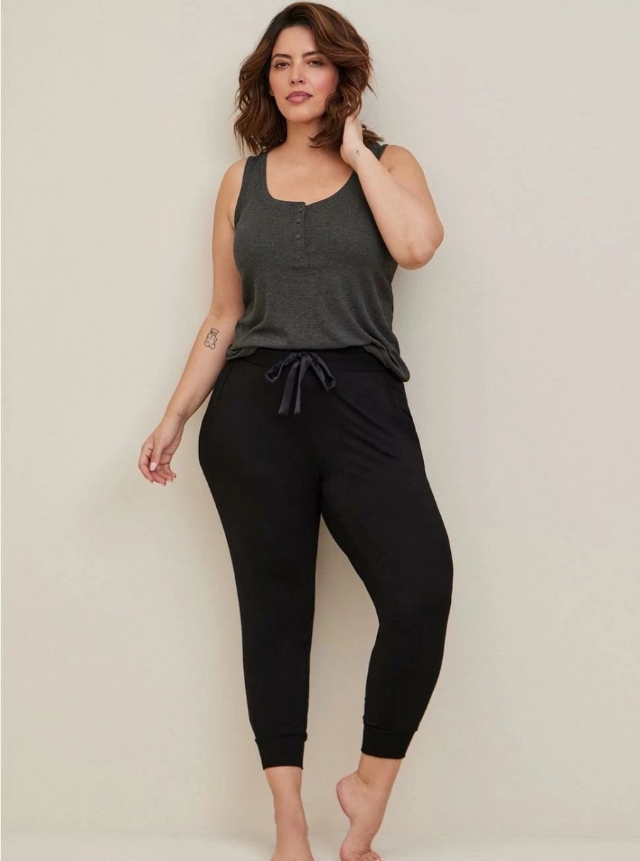 Bottoms * | Torrid Super Soft Crop Lounge Jogger