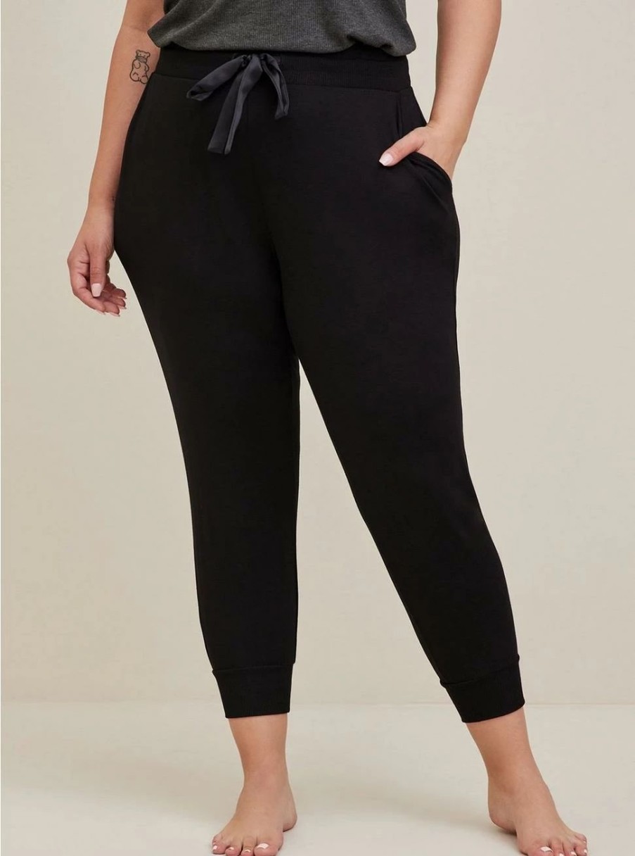 Bottoms * | Torrid Super Soft Crop Lounge Jogger