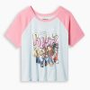 Tops * | Null Bratz Slim Fit Cotton Crop Raglan