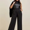 Bottoms * | Torrid Wide Leg Stretch Crepe High-Rise Pant