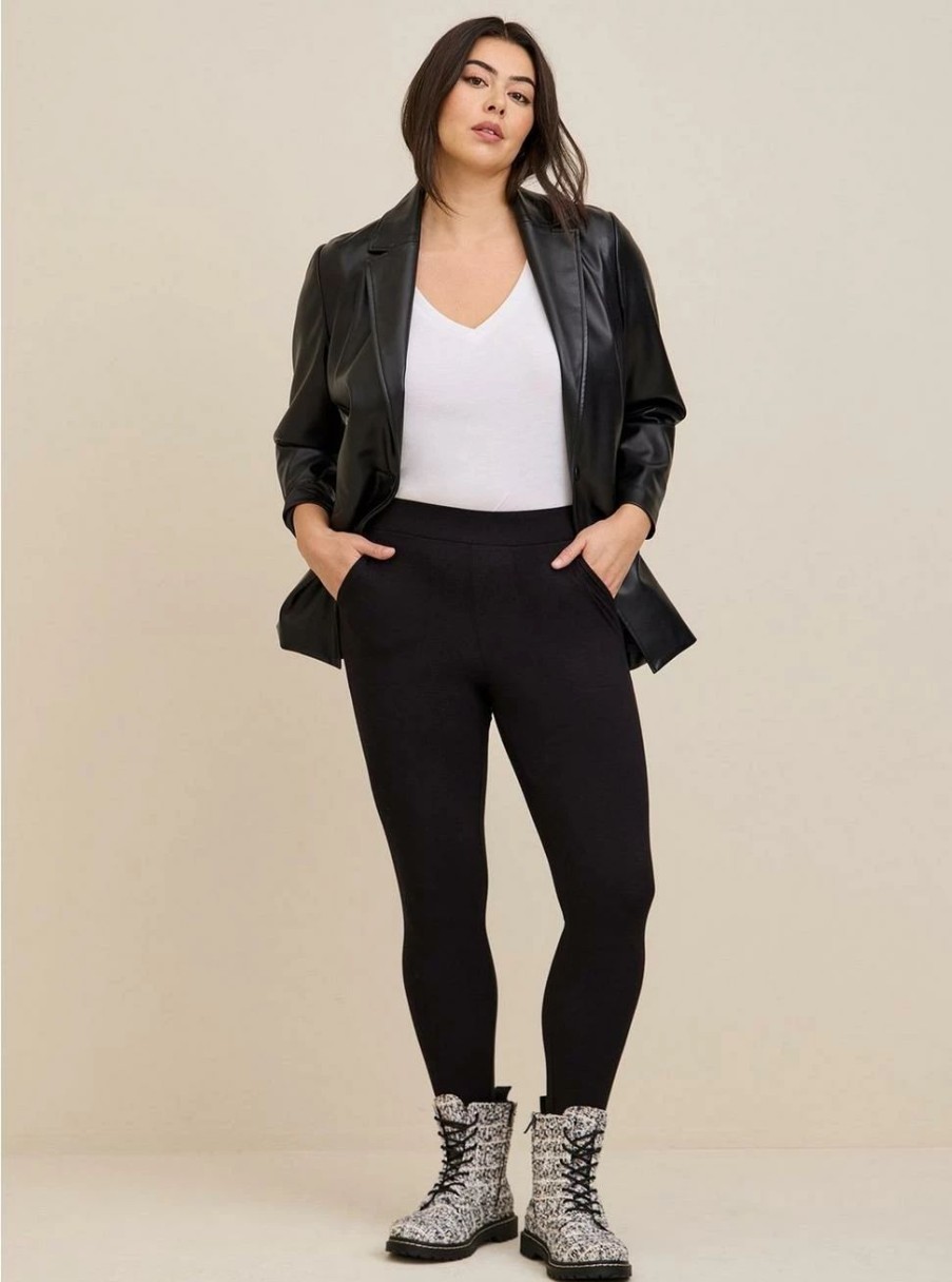 Bottoms * | Torrid Full-Length Signature Waist Stirrup Pocket Legging.