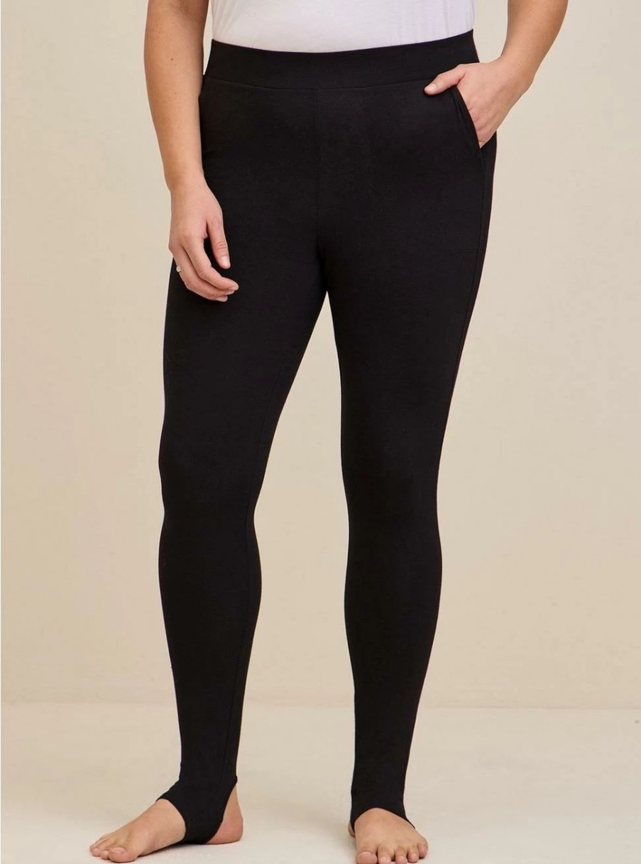 Bottoms * | Torrid Full-Length Signature Waist Stirrup Pocket Legging.