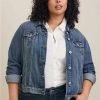 Jackets * | Torrid Tencel Trucker Jacket