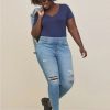 Jeans * | Torrid Lean Jean Skinny Super Soft High-Rise Jean