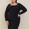 Dresses * | Torrid Mini Foxy Square Neck Bodycon Dress