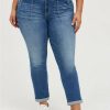 Jeans * | Torrid Boyfriend Straight Vintage Stretch Mid-Rise Jean