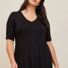 Tops * | Torrid Favorite Tunic Super Soft V-Neck Hi-Low Tee