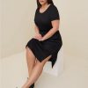 Dresses * | Torrid At The Knee Slub Rib Slit T-Shirt Dress