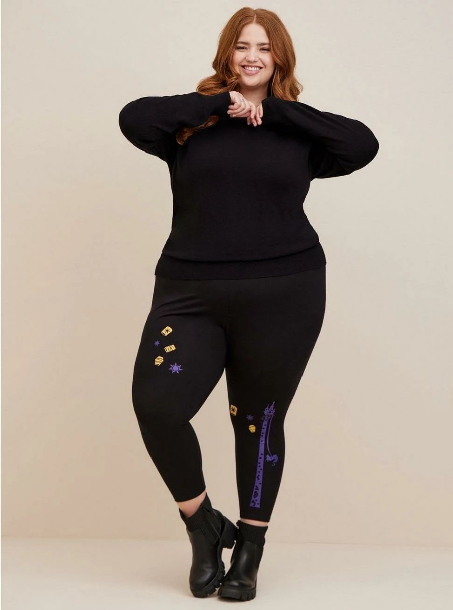 Bottoms * | Torrid Disney Tangled Crop Signature Waistband Premium Legging