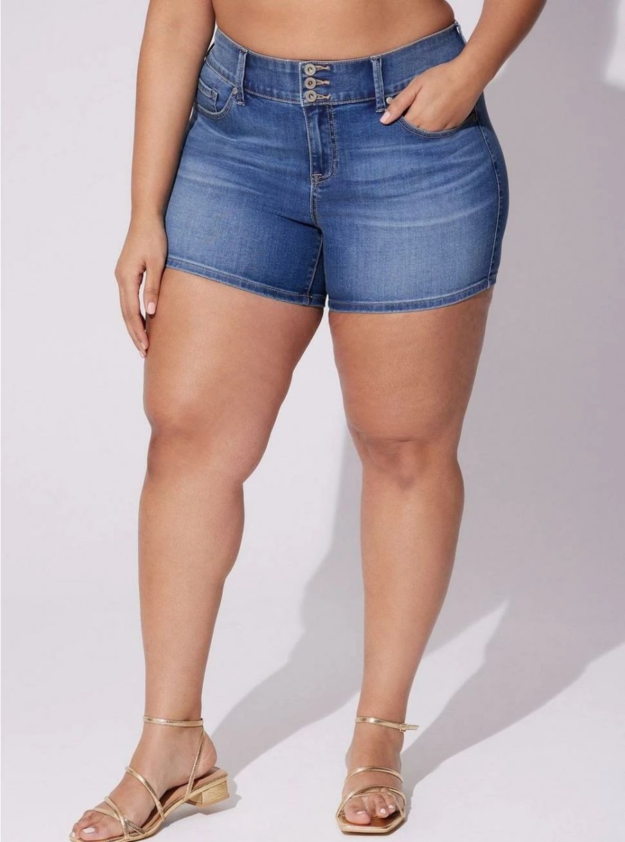 Bottoms * | Torrid 5 Inch Jegging Super Soft High-Rise Short