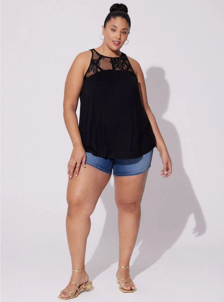 Bottoms * | Torrid 5 Inch Jegging Super Soft High-Rise Short