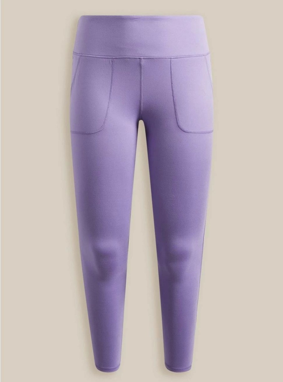 Bottoms * | Torrid Super Soft Performance Jersey Full Length Active Legging With Patch Pocket